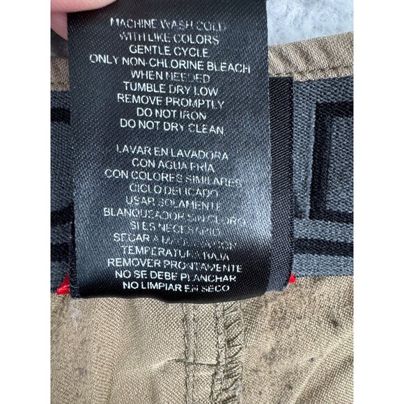 Mens Beige 32 Gerry Cargo Shorts Adjustable Belt Nylon/Spandex Durable - PreOwne - Picture 6 of 16